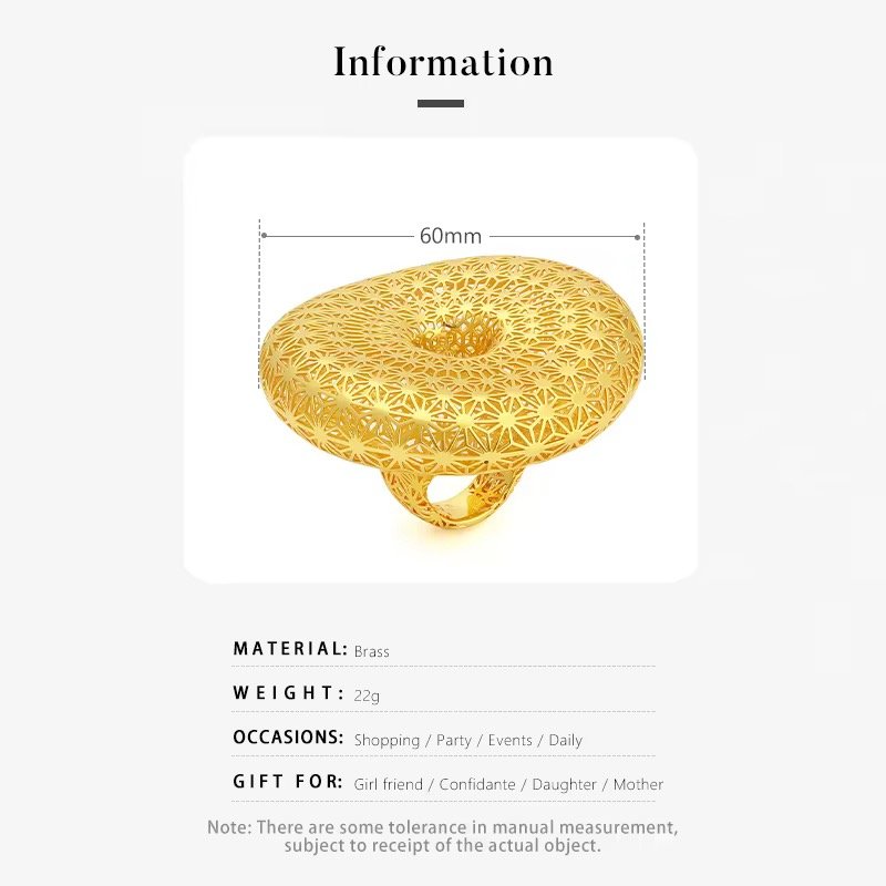 UFO - SHAPE FASHION RING
