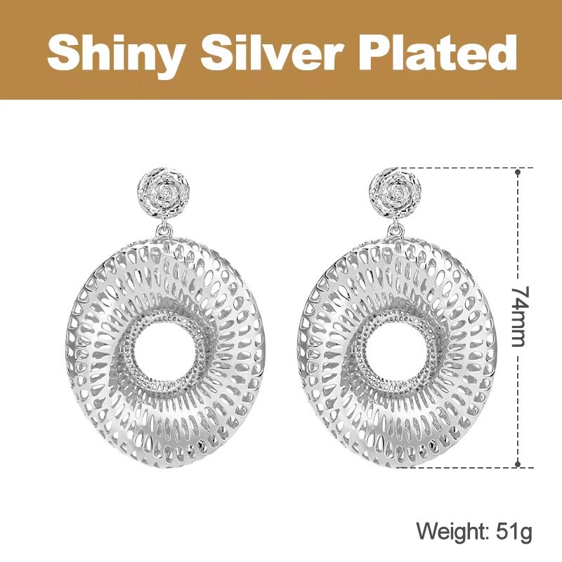 loop sliver earrings